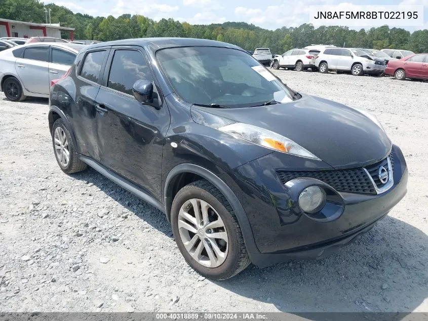 2011 Nissan Juke Sl VIN: JN8AF5MR8BT022195 Lot: 40318889