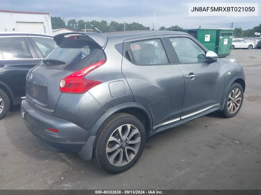 2011 Nissan Juke S VIN: JN8AF5MRXBT021050 Lot: 40332638