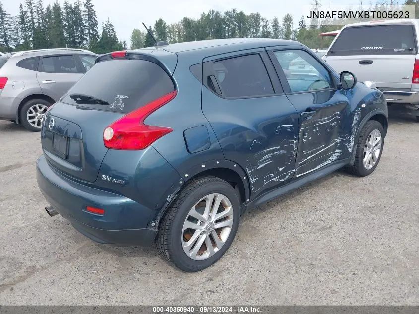 JN8AF5MVXBT005623 2011 Nissan Juke Sv