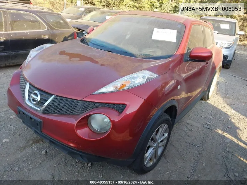 JN8AF5MVXBT008053 2011 Nissan Juke S