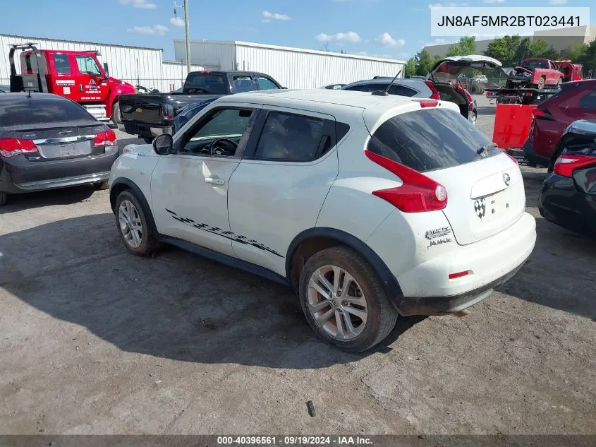 2011 Nissan Juke Sl VIN: JN8AF5MR2BT023441 Lot: 40396561