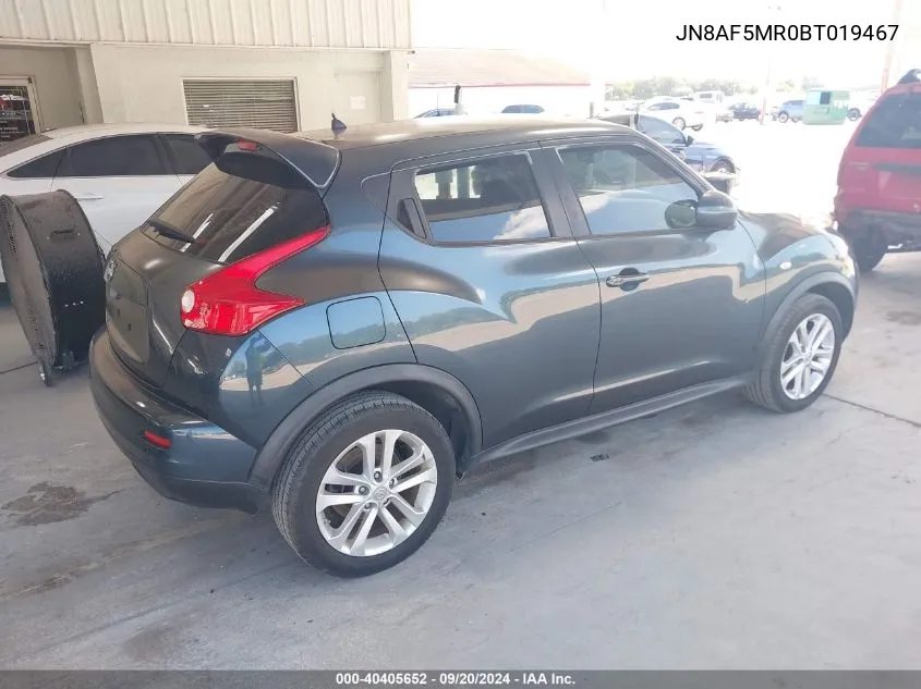 JN8AF5MR0BT019467 2011 Nissan Juke S