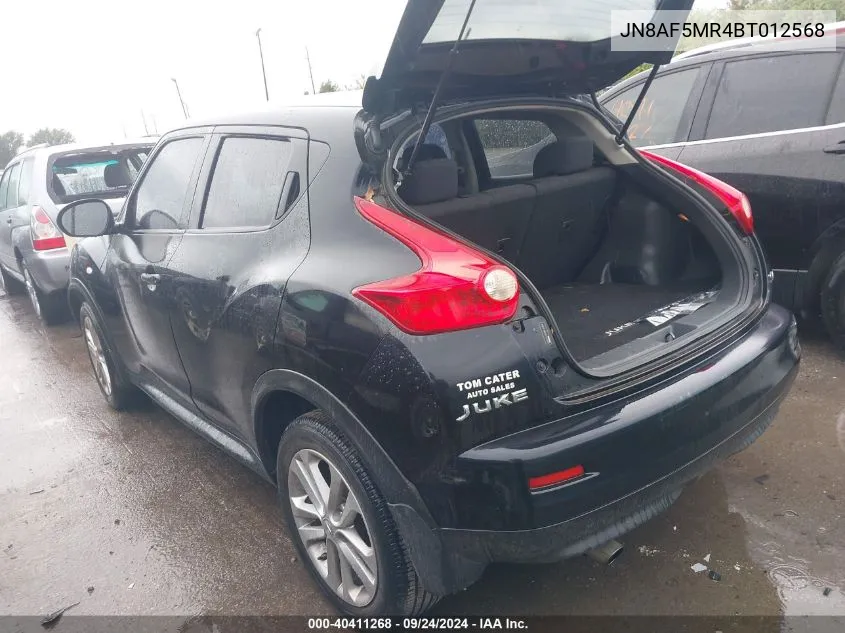 2011 Nissan Juke Sv VIN: JN8AF5MR4BT012568 Lot: 40411268