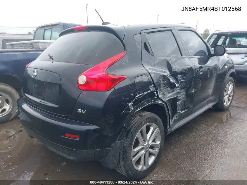 2011 Nissan Juke Sv VIN: JN8AF5MR4BT012568 Lot: 40411268