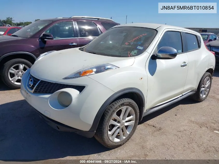 2011 Nissan Juke S VIN: JN8AF5MR6BT010854 Lot: 40441446