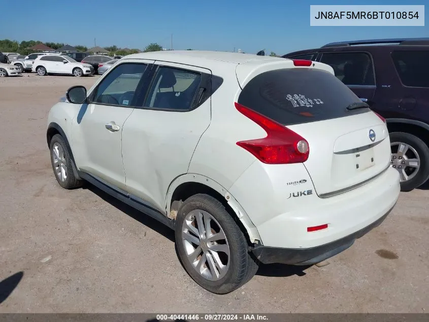 2011 Nissan Juke S VIN: JN8AF5MR6BT010854 Lot: 40441446