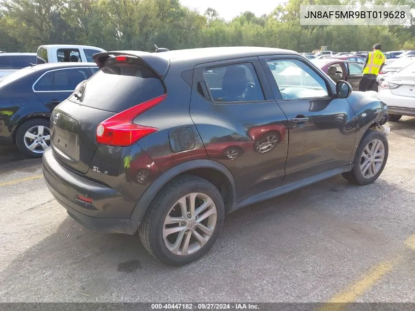 2011 Nissan Juke Sl VIN: JN8AF5MR9BT019628 Lot: 40447182