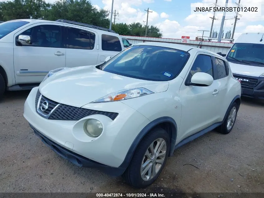 2011 Nissan Juke Sv VIN: JN8AF5MR3BT012402 Lot: 40472874