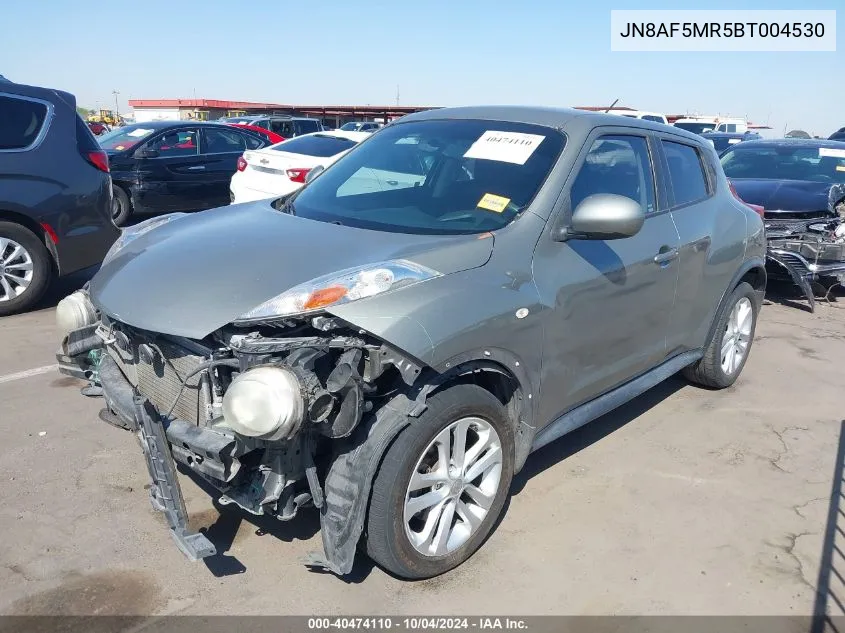 2011 Nissan Juke S VIN: JN8AF5MR5BT004530 Lot: 40474110