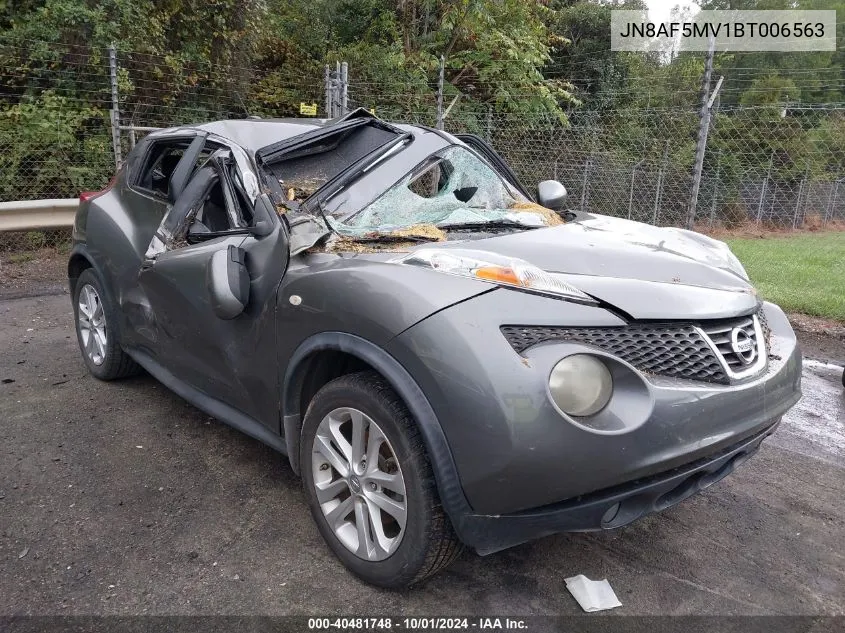 2011 Nissan Juke Sl VIN: JN8AF5MV1BT006563 Lot: 40481748