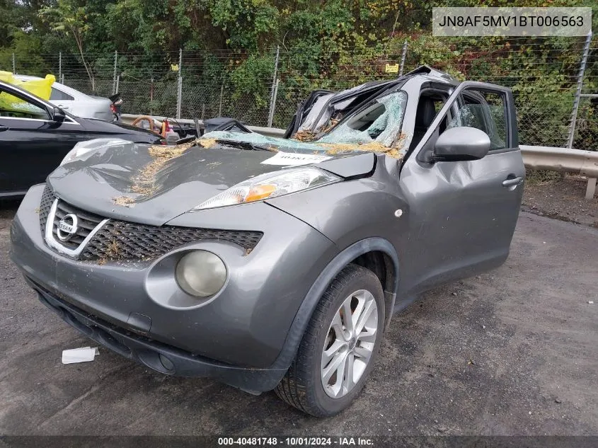 2011 Nissan Juke Sl VIN: JN8AF5MV1BT006563 Lot: 40481748