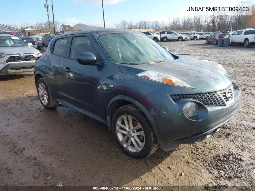 2011 Nissan Juke S VIN: JN8AF5MR1BT009403 Lot: 40486713