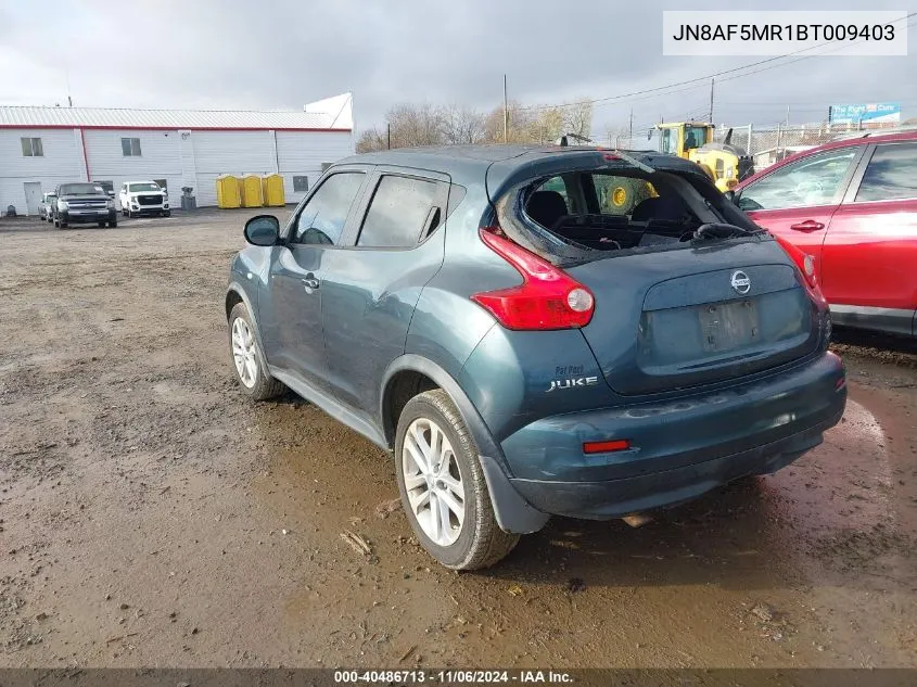 2011 Nissan Juke S VIN: JN8AF5MR1BT009403 Lot: 40486713