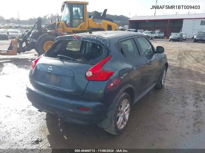 2011 Nissan Juke S VIN: JN8AF5MR1BT009403 Lot: 40486713