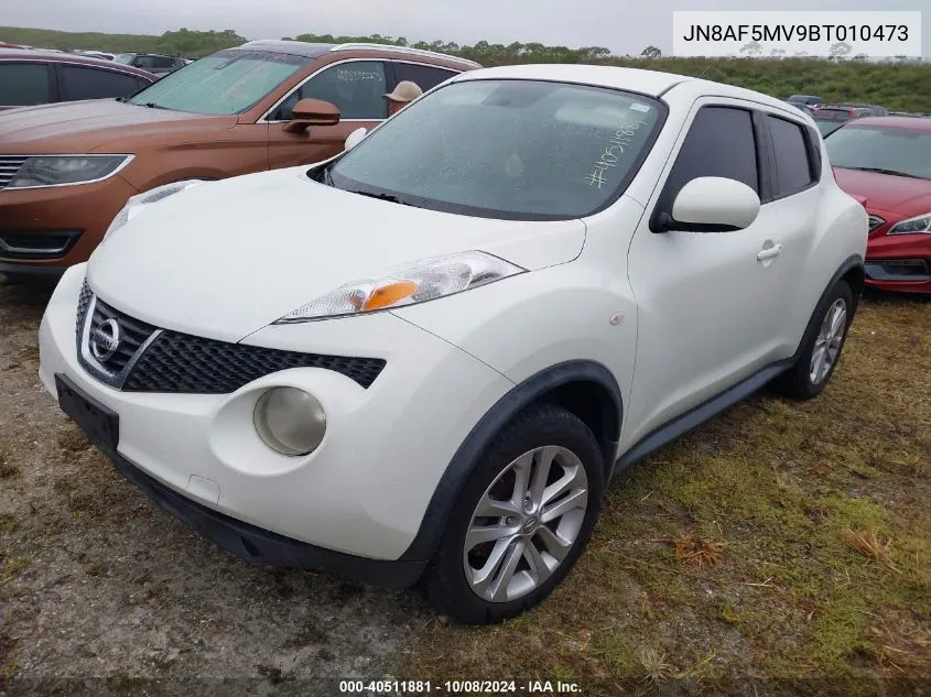 2011 Nissan Juke S/Sv/Sl VIN: JN8AF5MV9BT010473 Lot: 40511881