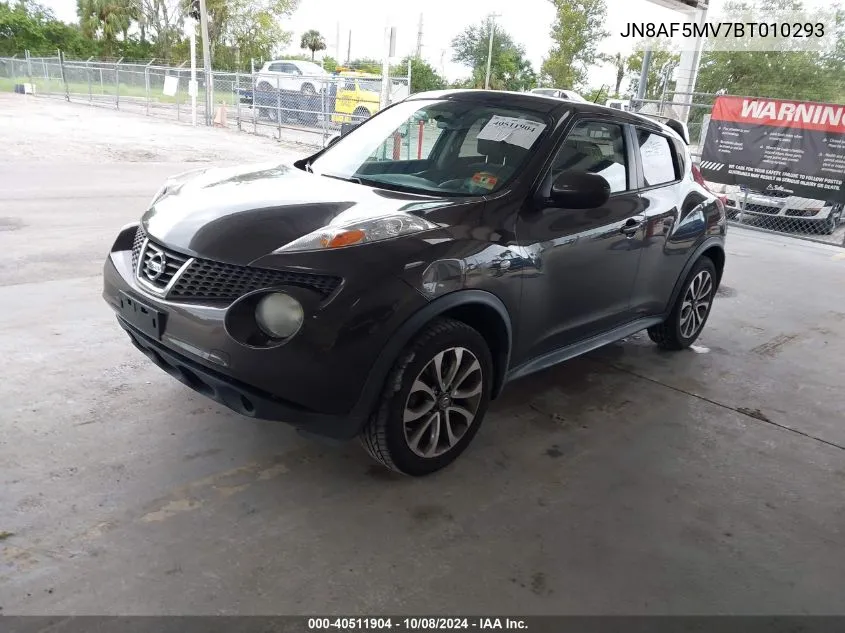 2011 Nissan Juke Sv VIN: JN8AF5MV7BT010293 Lot: 40511904