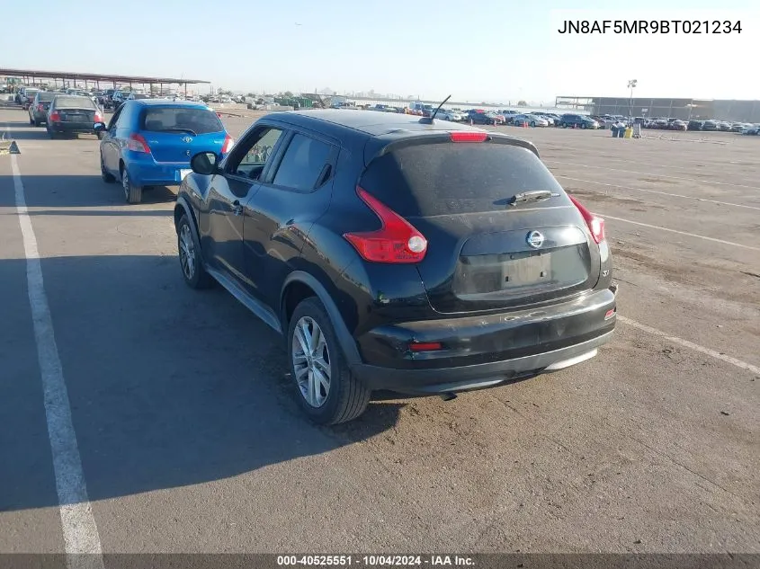 2011 Nissan Juke Sv VIN: JN8AF5MR9BT021234 Lot: 40525551