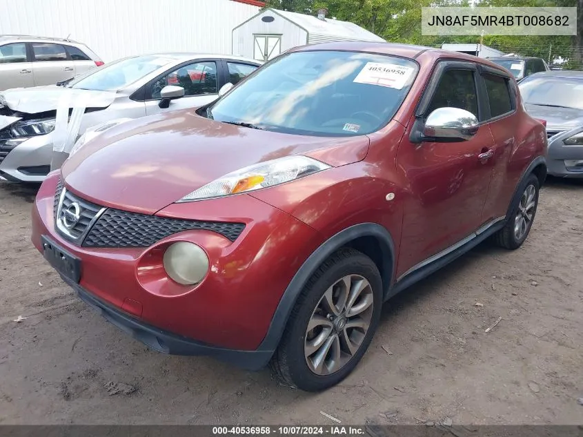 2011 Nissan Juke Sv VIN: JN8AF5MR4BT008682 Lot: 40536958