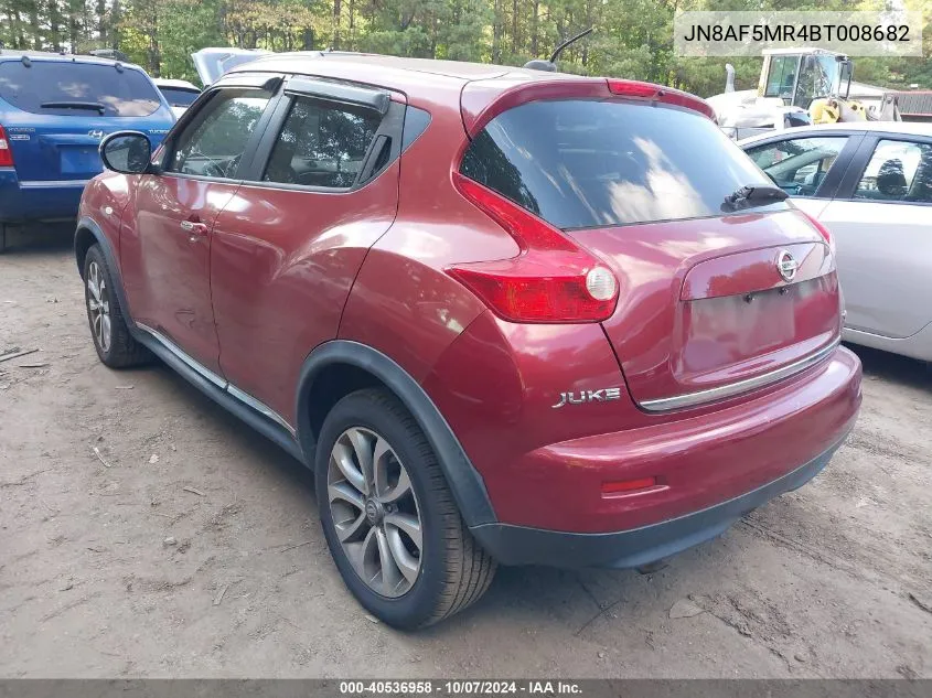 2011 Nissan Juke Sv VIN: JN8AF5MR4BT008682 Lot: 40536958