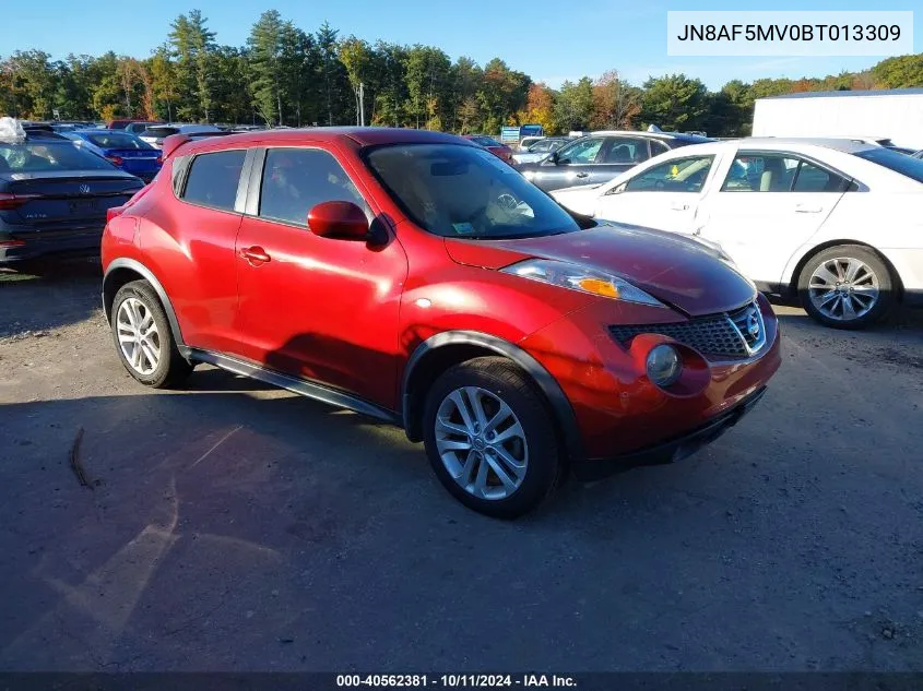 2011 Nissan Juke S/Sv/Sl VIN: JN8AF5MV0BT013309 Lot: 40562381