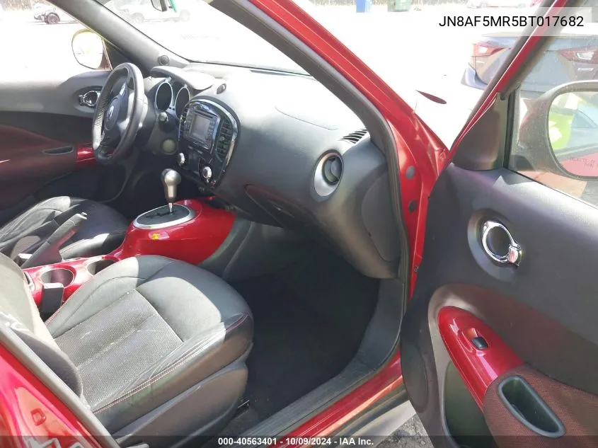 2011 Nissan Juke Sl VIN: JN8AF5MR5BT017682 Lot: 40563401