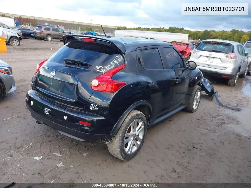 2011 Nissan Juke Sv VIN: JN8AF5MR2BT023701 Lot: 40594807