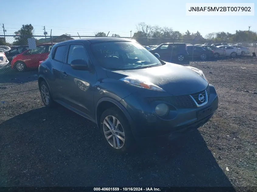 2011 Nissan Juke Sv VIN: JN8AF5MV2BT007902 Lot: 40601559