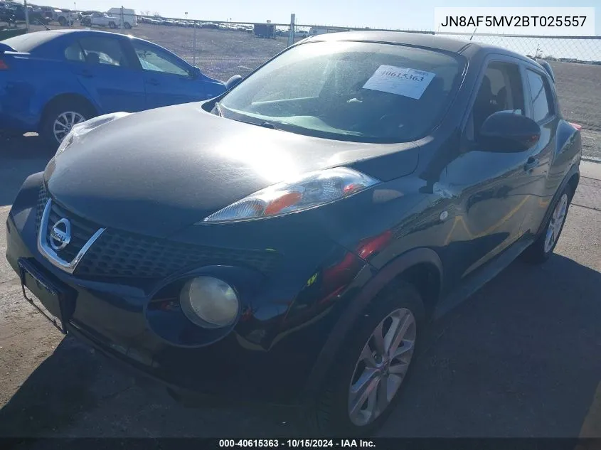 JN8AF5MV2BT025557 2011 Nissan Juke Sl