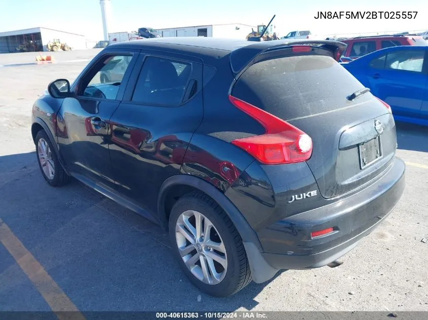 2011 Nissan Juke Sl VIN: JN8AF5MV2BT025557 Lot: 40615363