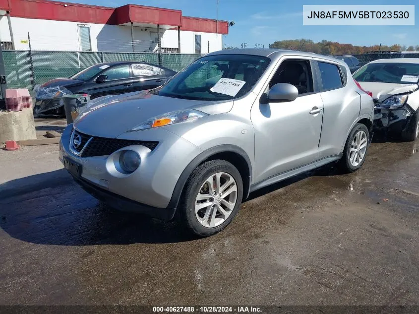 2011 Nissan Juke Sl VIN: JN8AF5MV5BT023530 Lot: 40627488