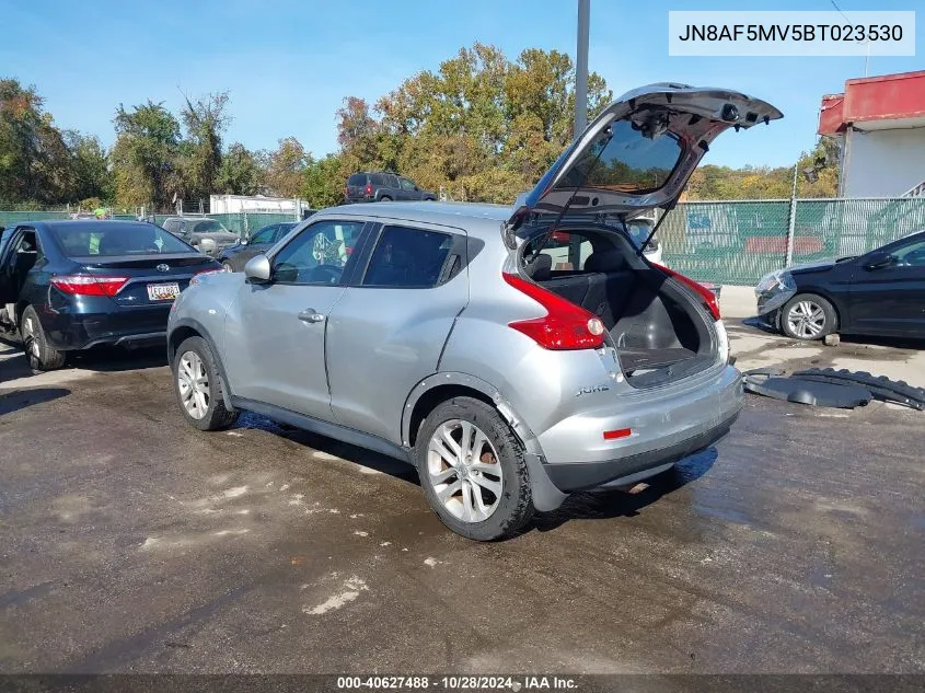 2011 Nissan Juke Sl VIN: JN8AF5MV5BT023530 Lot: 40627488