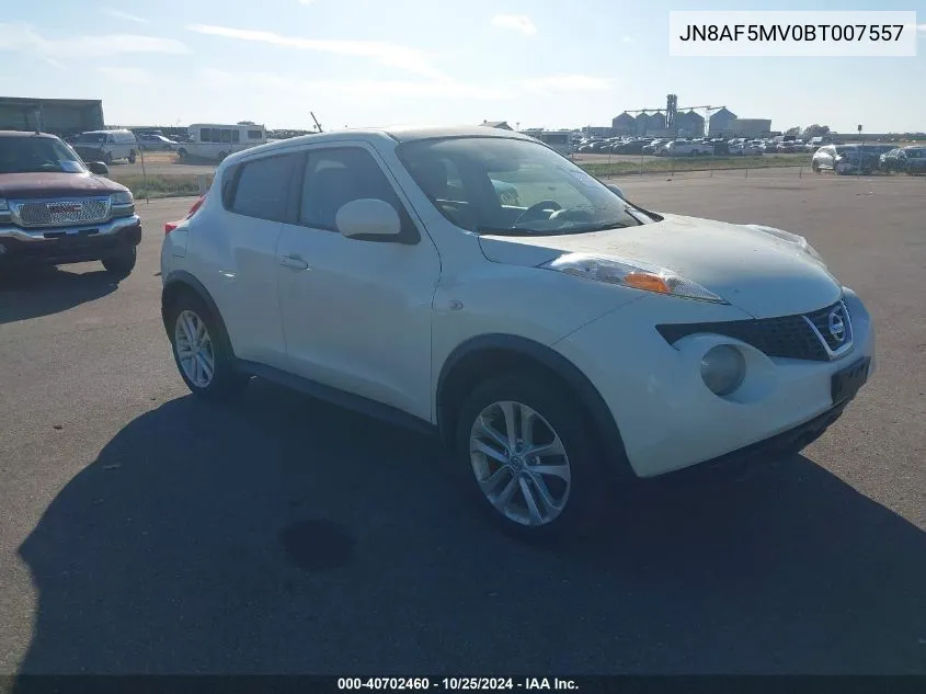 JN8AF5MV0BT007557 2011 Nissan Juke Sv