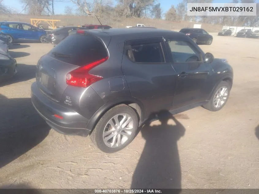 2011 Nissan Juke S/Sv/Sl VIN: JN8AF5MVXBT029162 Lot: 40703876