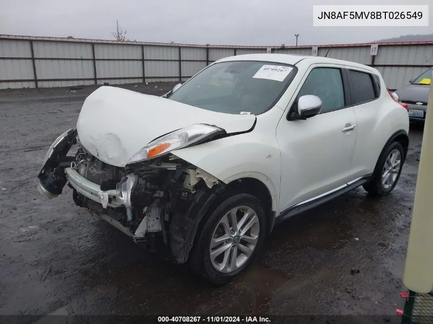 2011 Nissan Juke Sv VIN: JN8AF5MV8BT026549 Lot: 40708267