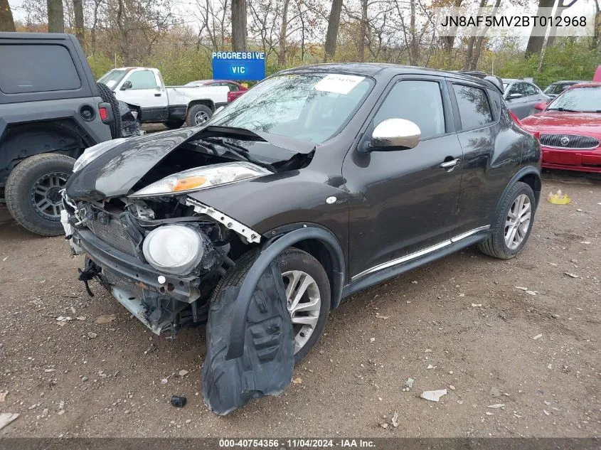 2011 Nissan Juke Sl VIN: JN8AF5MV2BT012968 Lot: 40754356