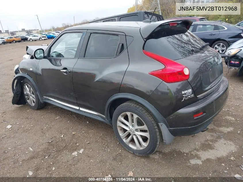 2011 Nissan Juke Sl VIN: JN8AF5MV2BT012968 Lot: 40754356