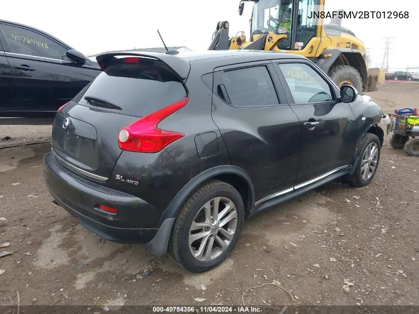 2011 Nissan Juke Sl VIN: JN8AF5MV2BT012968 Lot: 40754356