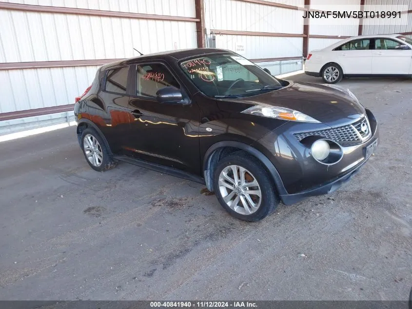 2011 Nissan Juke S VIN: JN8AF5MV5BT018991 Lot: 40841940