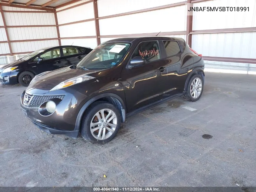 2011 Nissan Juke S VIN: JN8AF5MV5BT018991 Lot: 40841940