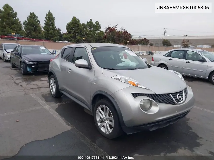 2011 Nissan Juke S VIN: JN8AF5MR8BT006806 Lot: 40917783