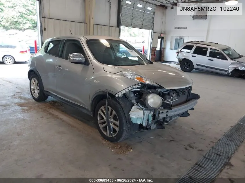 JN8AF5MR2CT102240 2012 Nissan Juke Sv