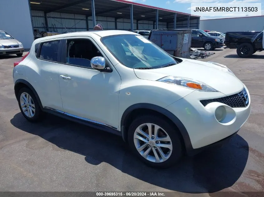 JN8AF5MR8CT113503 2012 Nissan Juke Sl