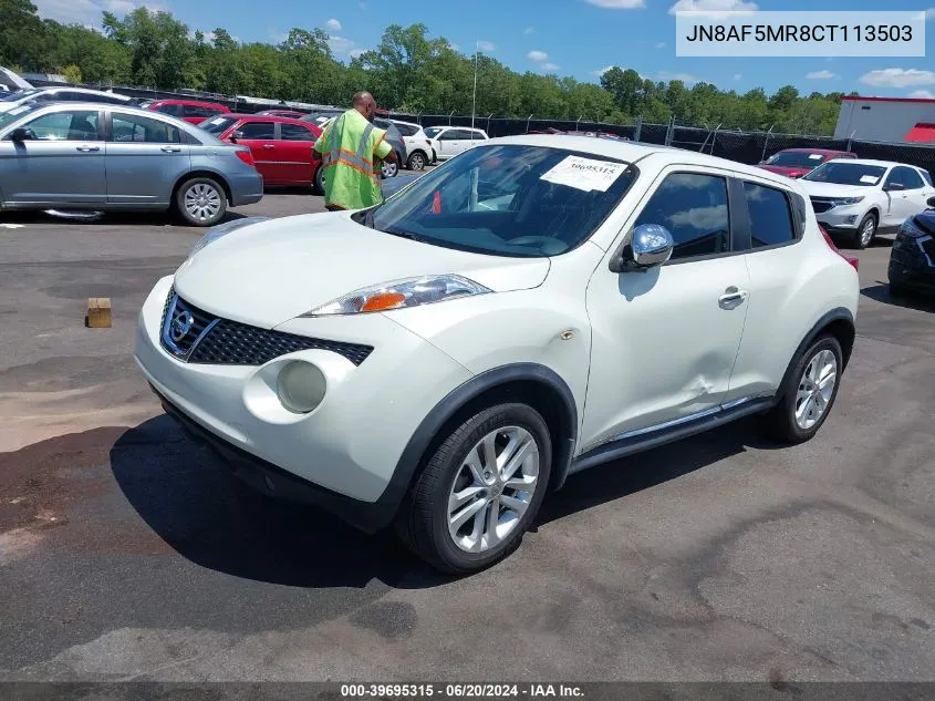 2012 Nissan Juke Sl VIN: JN8AF5MR8CT113503 Lot: 39695315