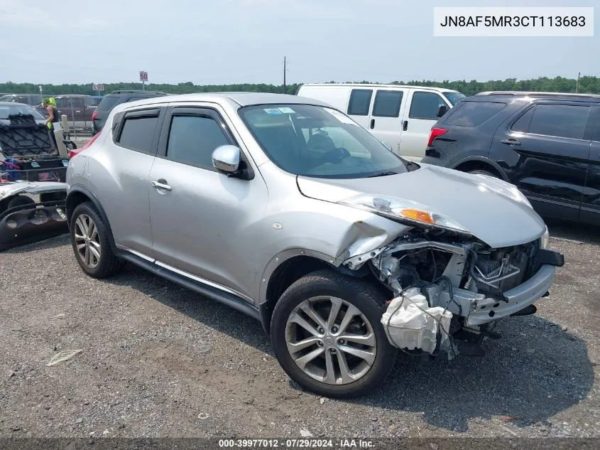 2012 Nissan Juke Sl VIN: JN8AF5MR3CT113683 Lot: 39977012