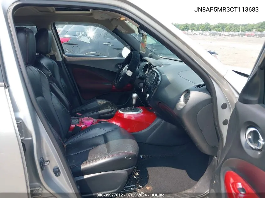 JN8AF5MR3CT113683 2012 Nissan Juke Sl