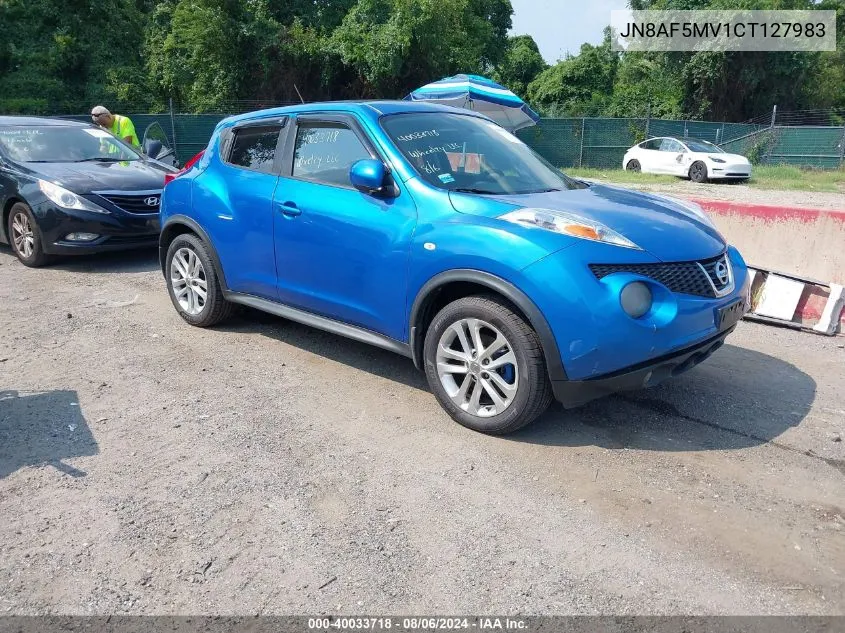 2012 Nissan Juke Sl VIN: JN8AF5MV1CT127983 Lot: 40033718