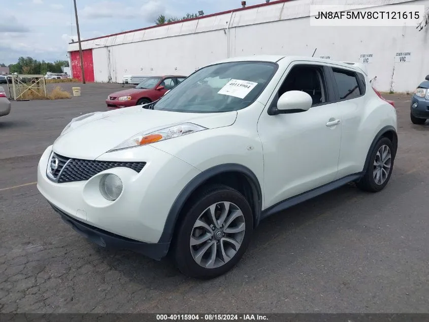 2012 Nissan Juke Sl VIN: JN8AF5MV8CT121615 Lot: 40115904