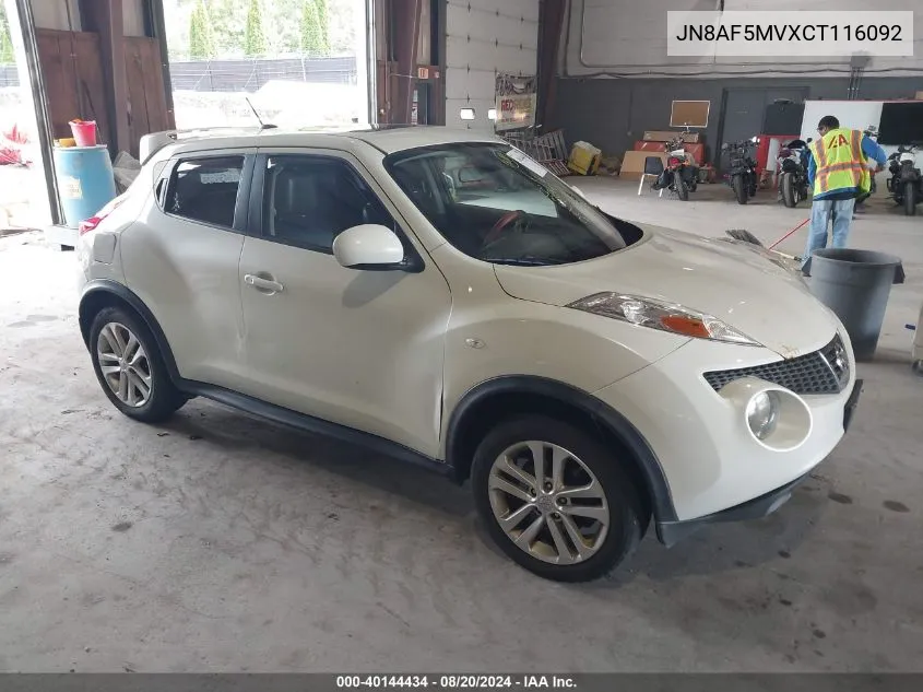 JN8AF5MVXCT116092 2012 Nissan Juke Sl