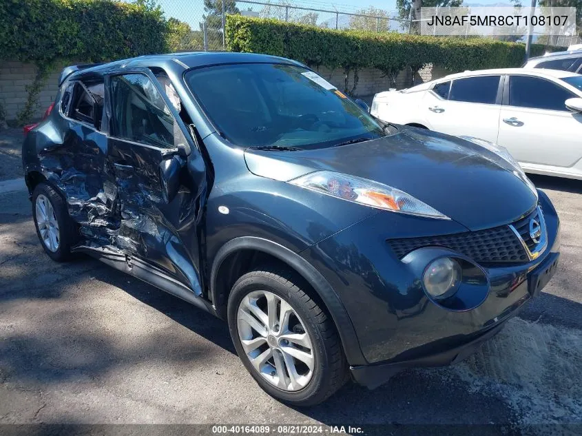 JN8AF5MR8CT108107 2012 Nissan Juke Sv