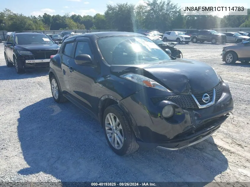 2012 Nissan Juke Sl VIN: JN8AF5MR1CT114783 Lot: 40193825